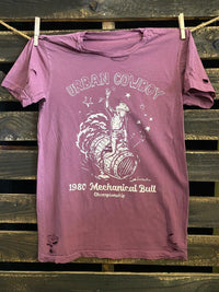 Thumbnail for Urban Cowboy Distressed Tee-T Shirts-Southern Fried Chics