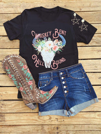 Thumbnail for Whiskey Bent Hell Bound Tee-T Shirts-Southern Fried Chics