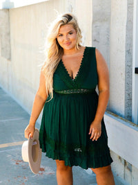 Thumbnail for You Deserve It Dress - Evergreen-Dresses-Southern Fried Chics