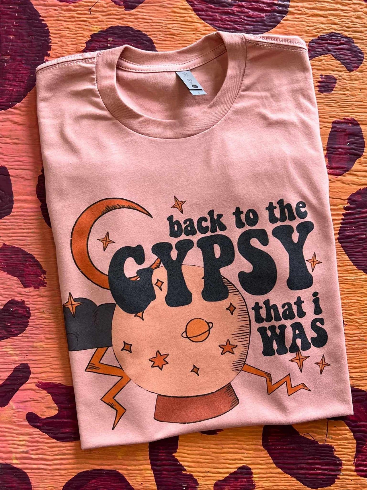 Back To The Gypsy T-shirt - Desert Rose