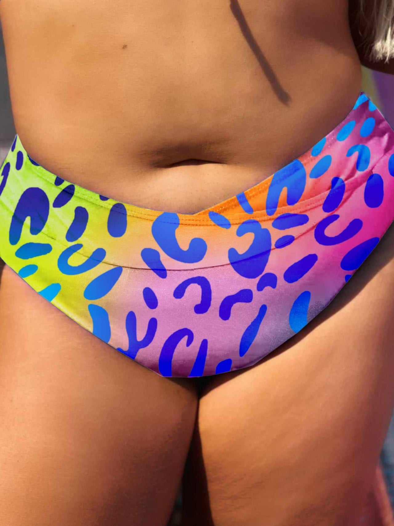 Lisa Leopard Swim Cross Bottoms